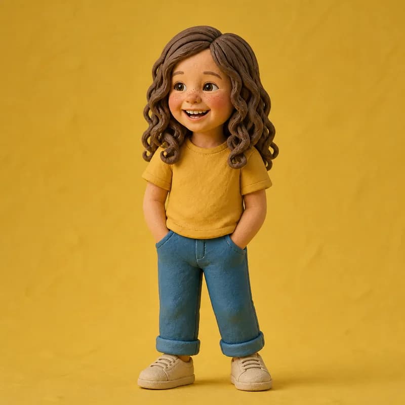 Lena as an illustrated character
