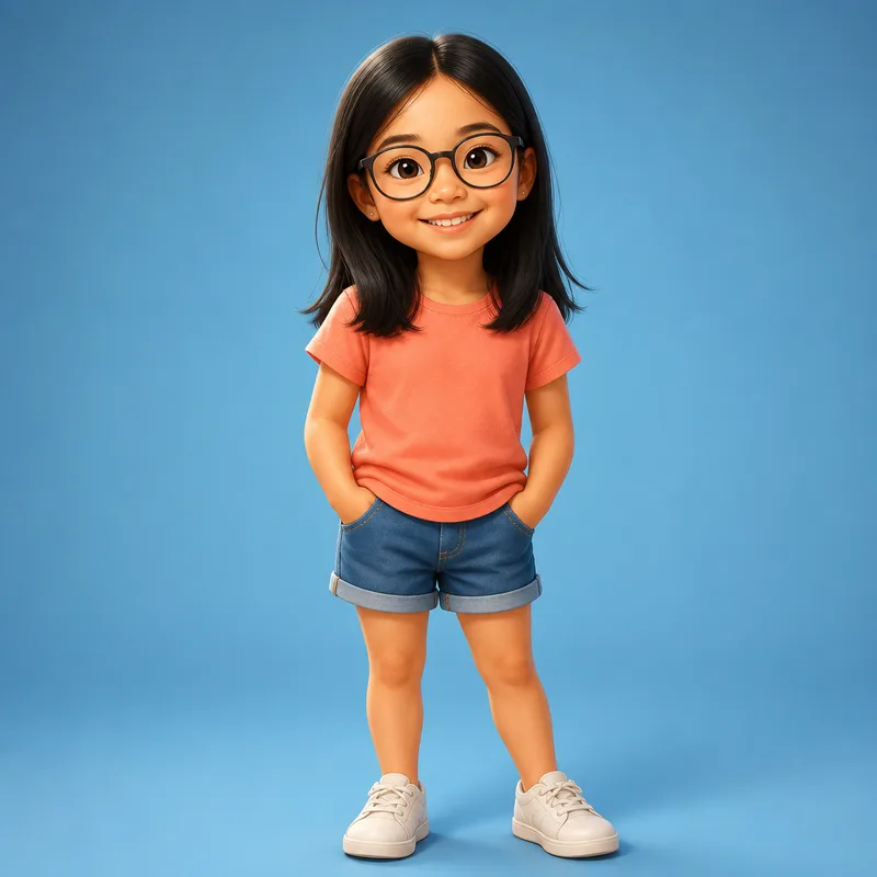 Maya as an illustrated character