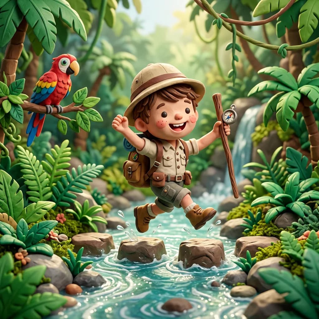 Sample illustration from a personalized LittleReaders children's book