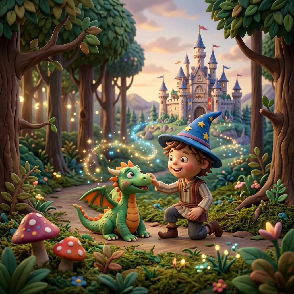 Sample illustration from a personalized LittleReaders children's book