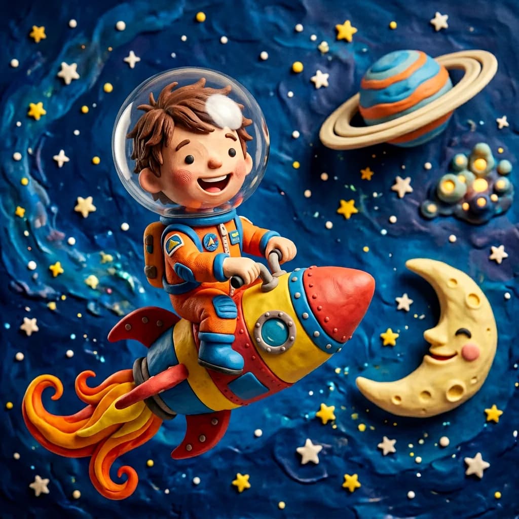 Sample illustration from a personalized LittleReaders children's book