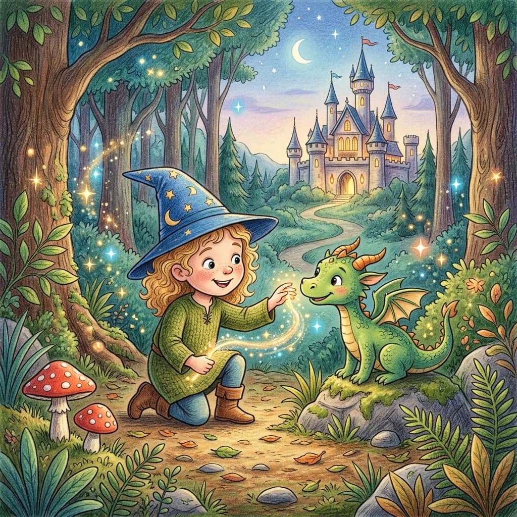 Sample illustration from a personalized LittleReaders children's book