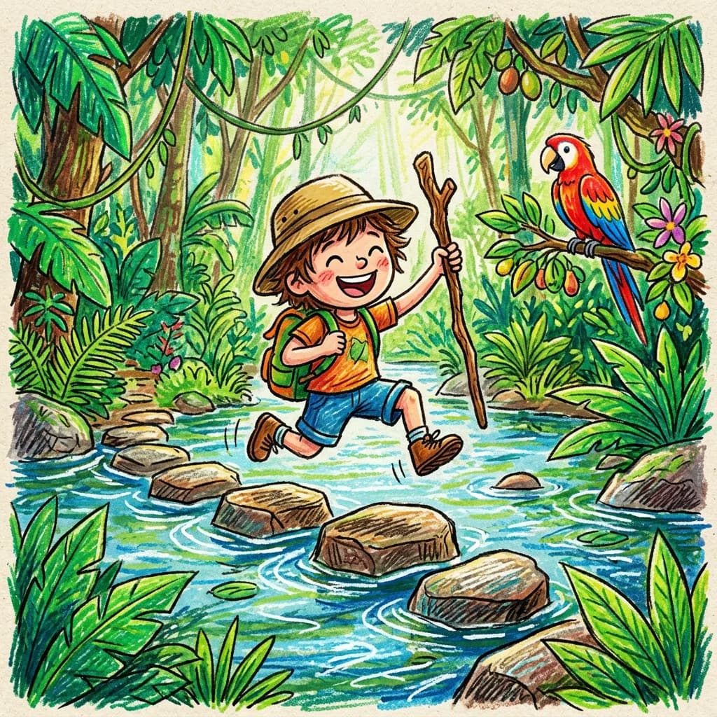 Sample illustration from a personalized LittleReaders children's book