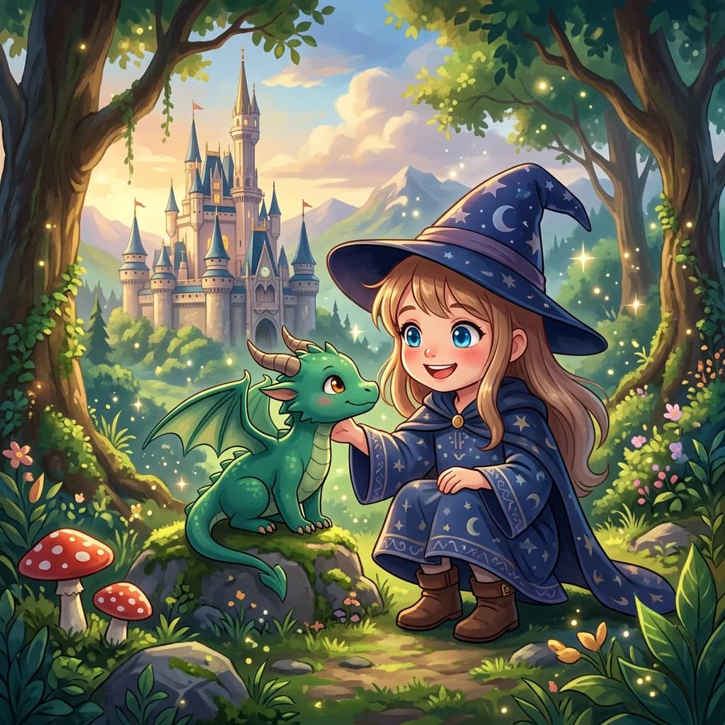 Sample illustration from a personalized LittleReaders children's book