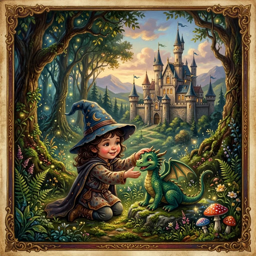 Sample illustration from a personalized LittleReaders children's book