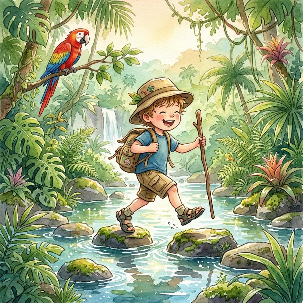 Sample illustration from a personalized LittleReaders children's book
