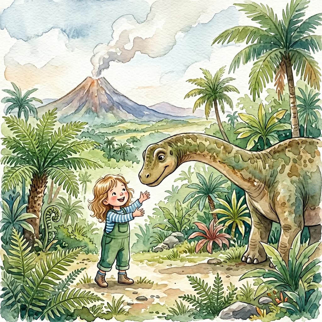 Sample illustration from a personalized LittleReaders children's book