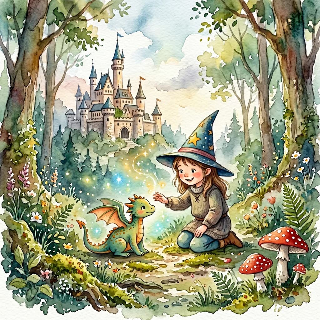 Sample illustration from a personalized LittleReaders children's book