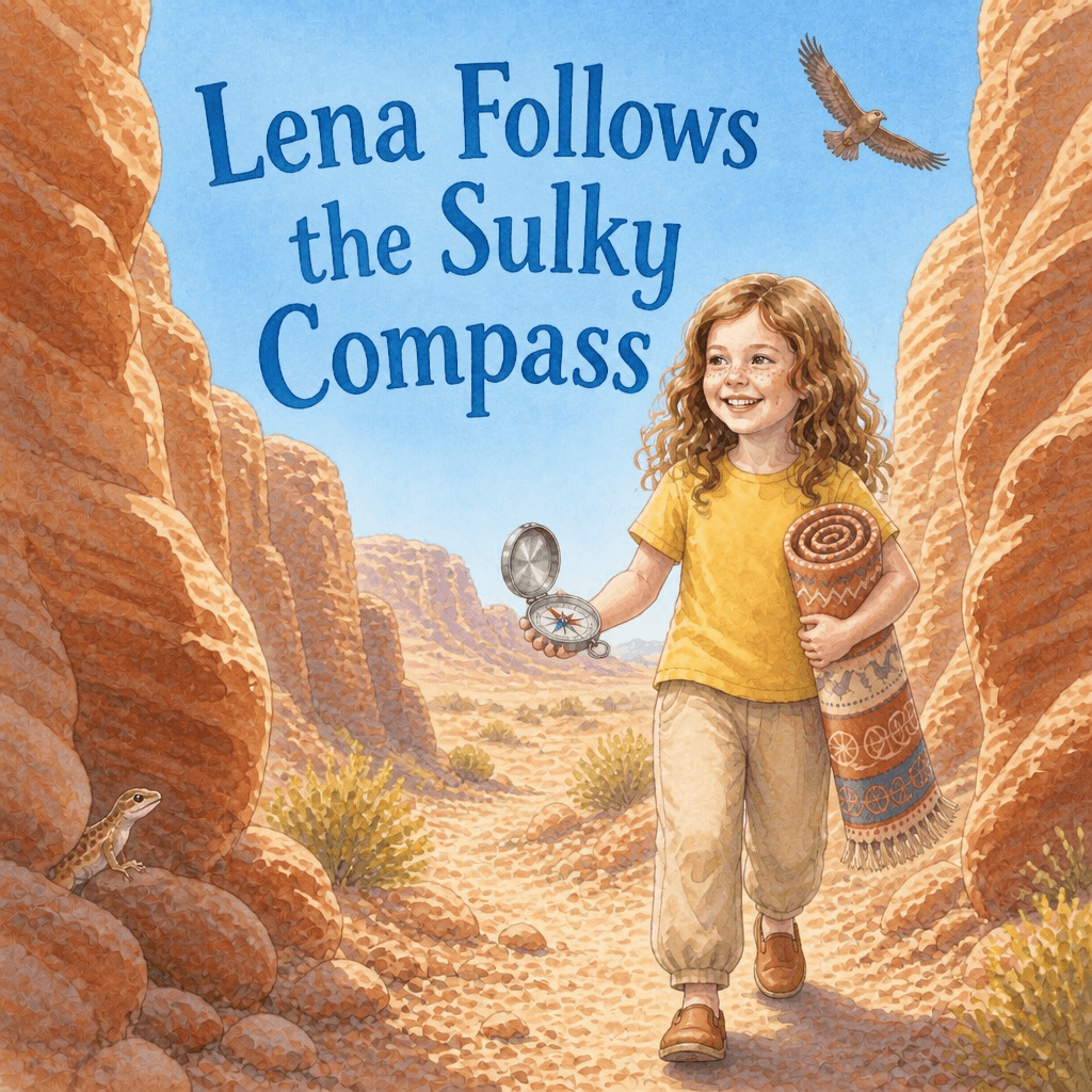 Lena Follows the Sulky Compass